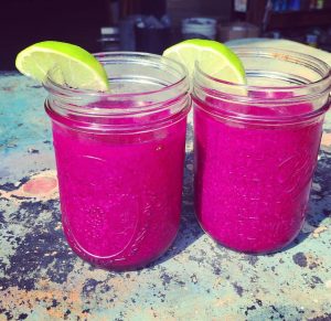 DragonFruit Smoothies photo by P. Kennedy